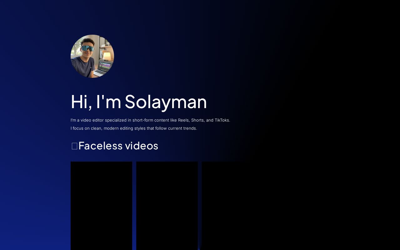 Carrd profile picture for @solayman